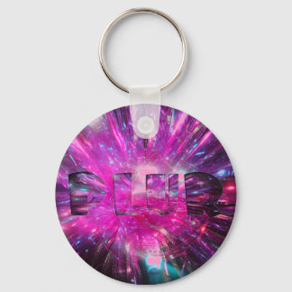 PLUR Magenta Schlüsselanhänger