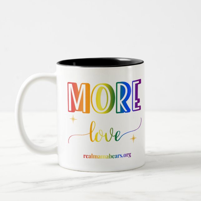 Plus d'amour Rainbow mug (Gauche)