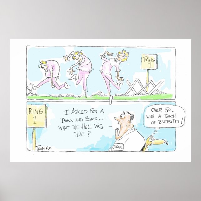 Plus de 50 avec une touche de bursite Poster (Devant)