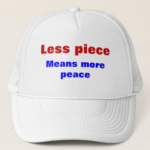Plus de casquettes de camionneur de paix