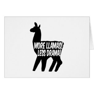 Plus de lamas moins de drame