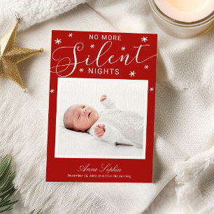Plus de nuits silencieuses Faire-part de naissance