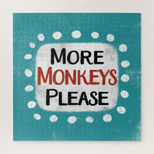 Plus de singes S'Il Vous Plaît Puzzle
