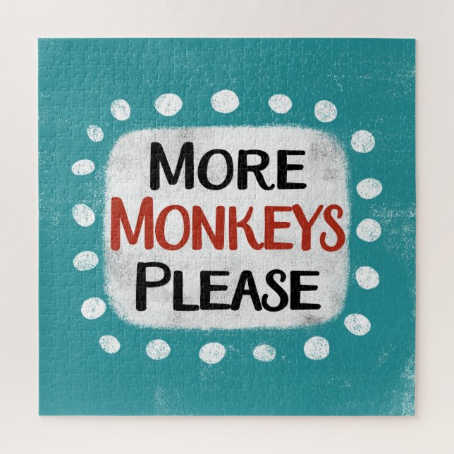 Plus de singes S'Il Vous Plaît Puzzle (Vertical)