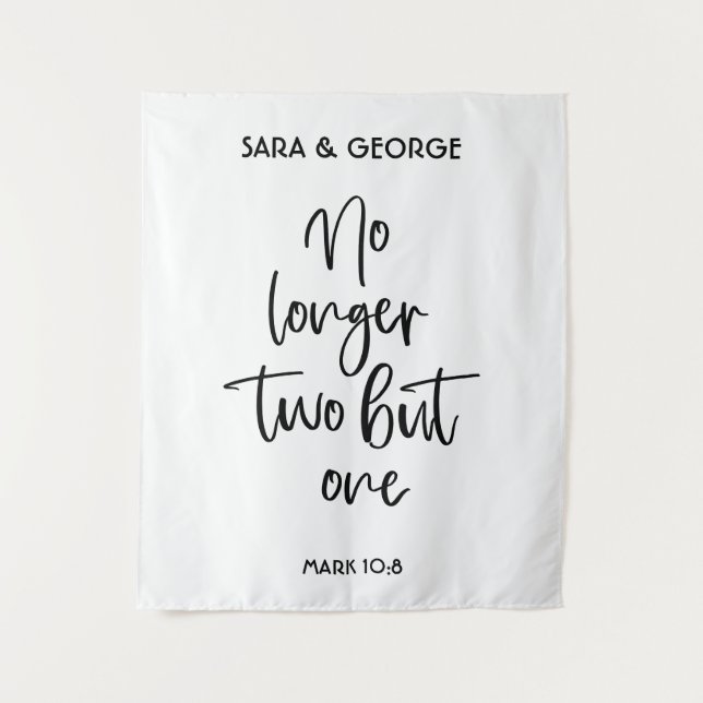 Plus Deux Mais Un Mariage Signer Tapisserie (Devant)