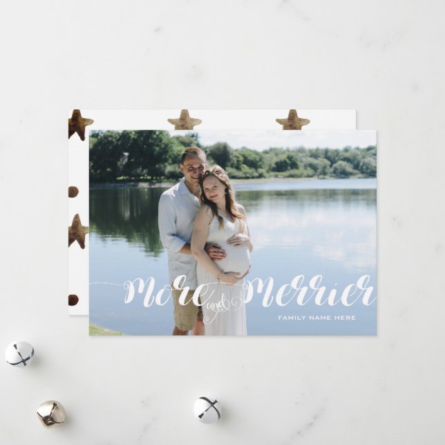 Plus Et Carte Vacances Photo Merrier (Devant/Arrière en situation)