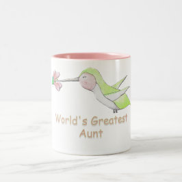 Plus grande tante Hummingbird Mug du monde