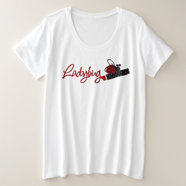 Plus-Größe für FrauenBasic-T - Shirt (Design vorne)
