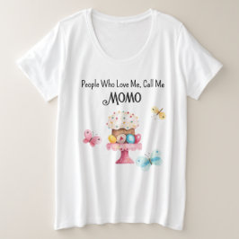 Plus Größe Schmetterlinge Osterkuchen Komfort T -  Große Größe T-Shirt