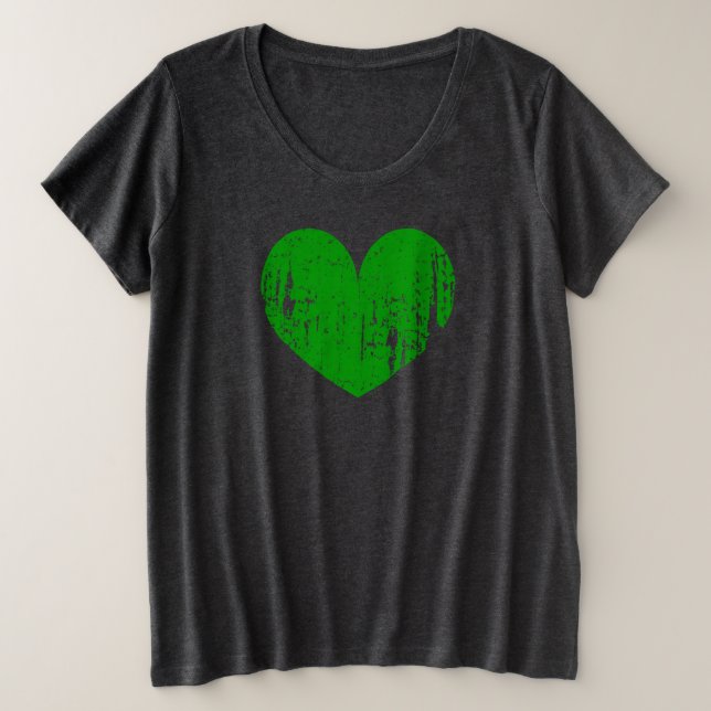 Plus Größe St Patrick's Day t Shirt für Frauen (Design vorne)