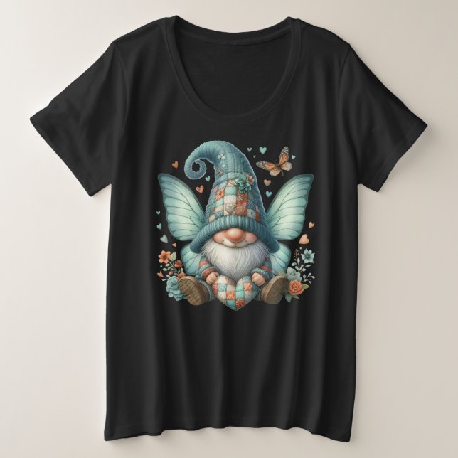 Plus Größe - T - Shirt (Design vorne)