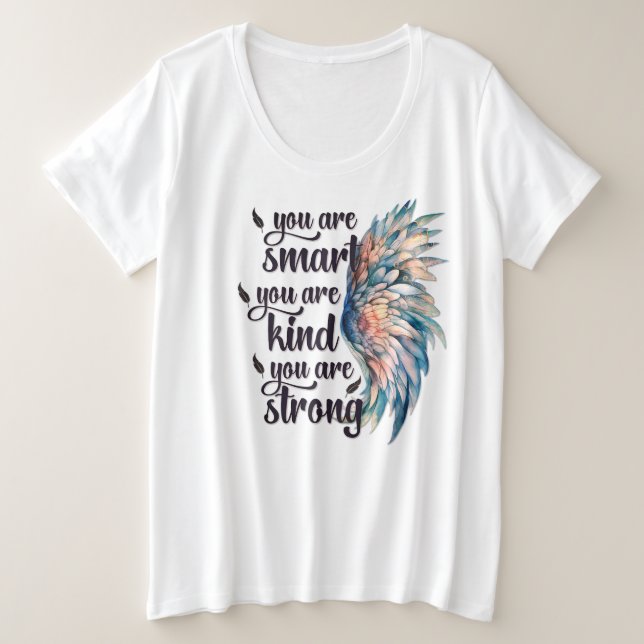 Plus Größe - T - Shirt (Design vorne)