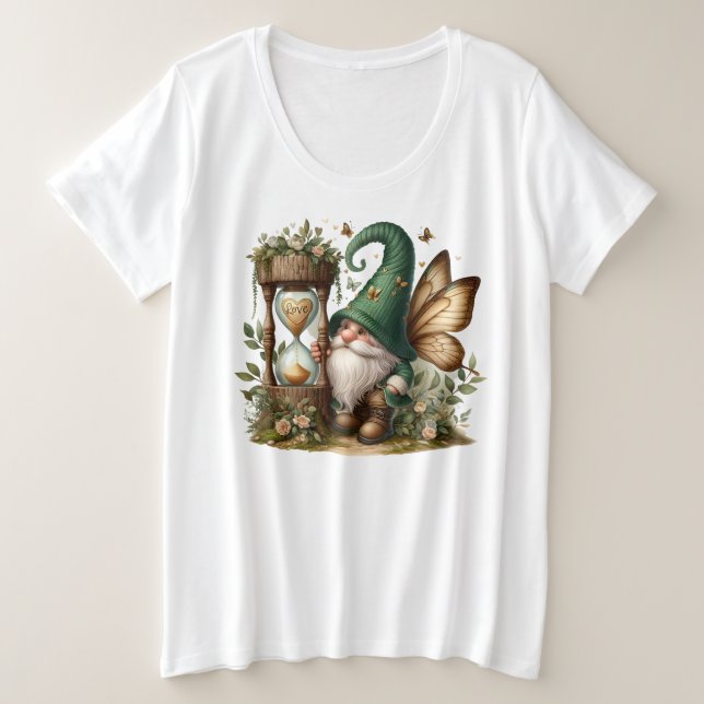 Plus Größe - T - Shirt (Design vorne)