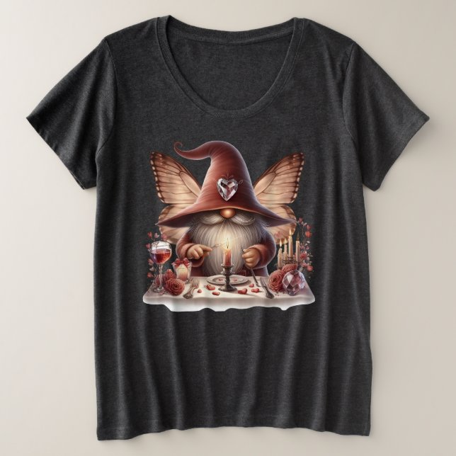 Plus Größe - T - Shirt (Design vorne)