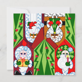 Plus la carte de voeux de Noël de Merrier est bonn