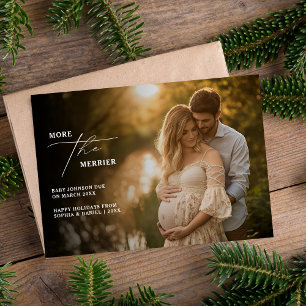 Plus Le Merrier Noël 2e Faire-part bébé