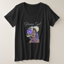 Plus Size Basic T-Shirt für Damen