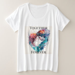 Plus Size Forever T-Shirt für Damen