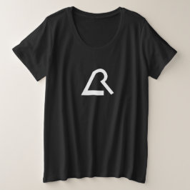 Plus Size Liberal Resistance Shirt mit "LR"