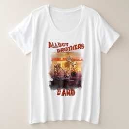 Plus Size Shirt mit Allbot Brothers Band / BSR
