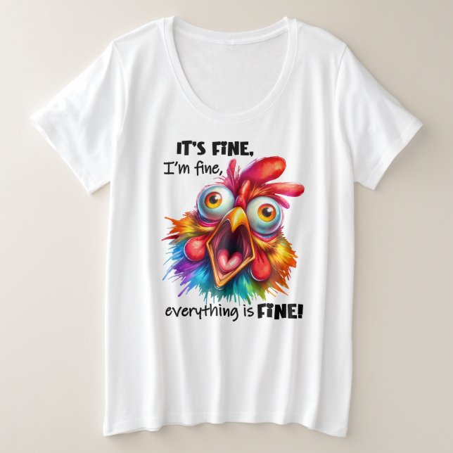Plus Size T - Shirt (Design vorne)