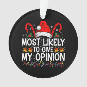Plus susceptible de donner mon avis drôle de Noël