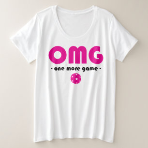 Plus taille Pickleball One More Jeu blanc / rose