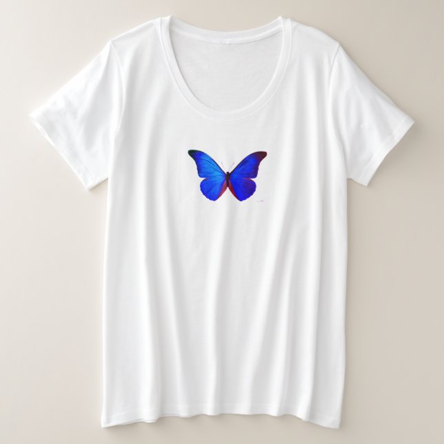 PLUS TAILLE T-SIRT COTON PERSONNALISÉ CONCEPTION D (Design devant)