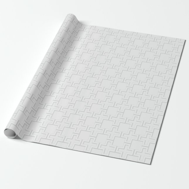 Plus verkörpertes Oberflächenmuster Geschenkpapier (Ungerollt)