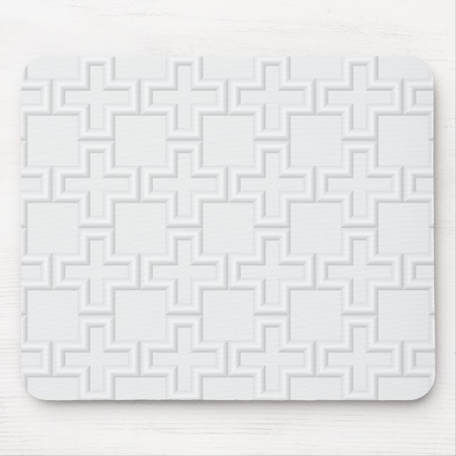 Plus verkörpertes Oberflächenmuster Mousepad (Vorne)