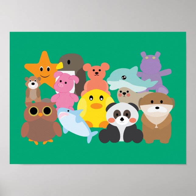 Plüschtiere  poster (Vorne)