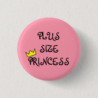 Plusgrößen-Prinzessin Button