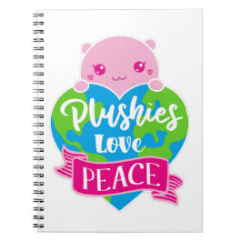 Plushies Liebe Frieden | Niedlich Kawaii Heart Ear Notizblock