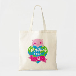 Plushies Liebe Frieden | Niedlich Kawaii Heart Ear Tragetasche