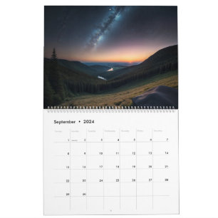 Plusieurs paysages différents Calendrier