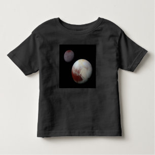 Pluto & Charon 9. oder Zwarf-Planet-Sonnensystem Kleinkind T-shirt