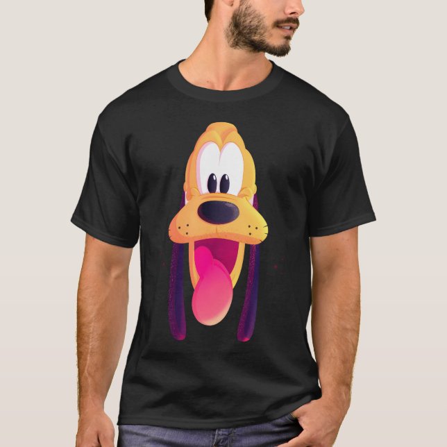 Pluto Dog Pluto Cartoon Charakter T-Shirt (Vorderseite)
