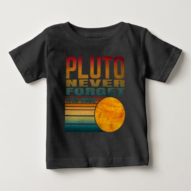 Pluto Never Forget Baby T-shirt (Vorderseite)