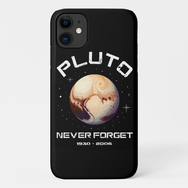 Pluto Never Forget Case-Mate iPhone Hülle (Rückseite)