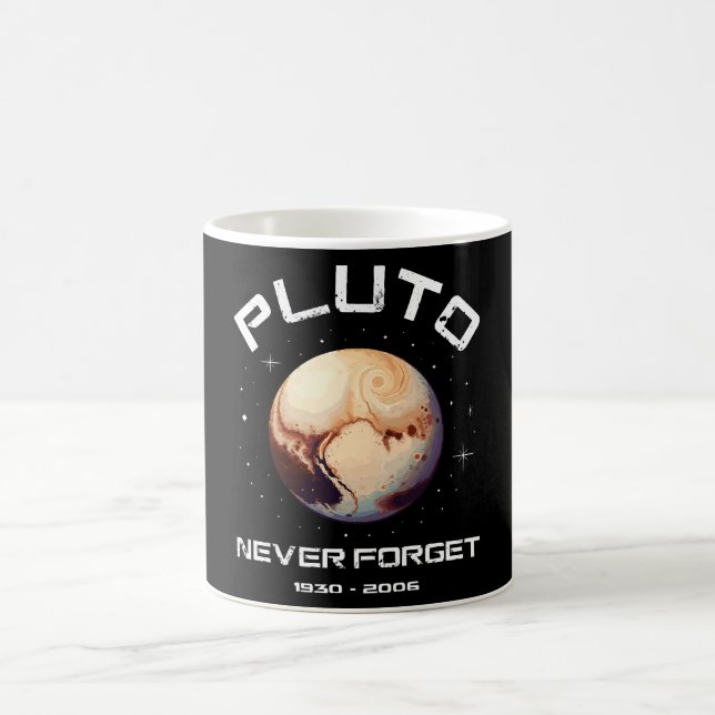 Pluto Never Forget Kaffeetasse (Mittel)