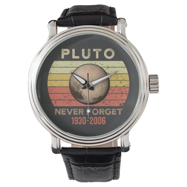 pluto nie vergessen, eris, mond, astronomo, astron armbanduhr (Vorderseite)