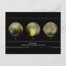 Pluto Planet Postkarte