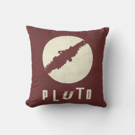 Pluto Planet Space Design Throw Pillow Kissen