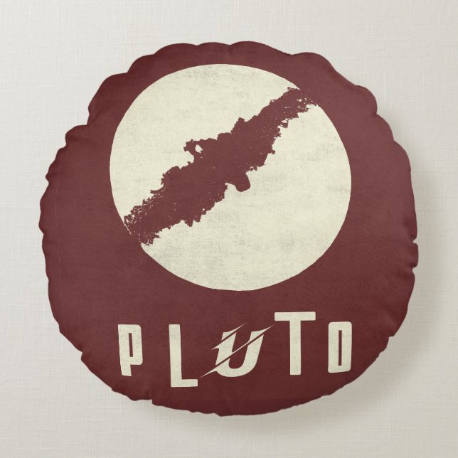 Pluto Planète Espace Design Coussin Jetable (Devant)