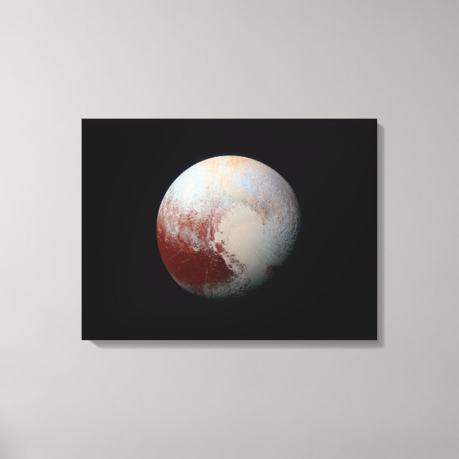 Pluto Planète naine par de nouveaux horizons Toile (Recto)
