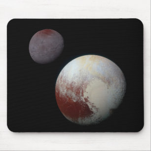 Pluto und Charon 9. oder Zwergplanet Sonnensystem Mousepad