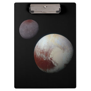 Pluto und Charon 9. Planet oder Zwergplanet Sonnen Klemmbrett