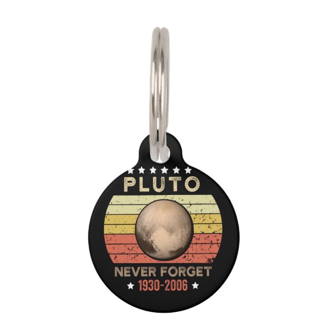 Pluto Vergessen Sie 1930-2006 nie Haustiermarke (Vorderseite)