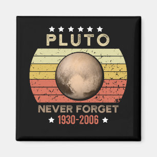 Pluto Vergessen Sie 1930-2006 nie Magnet