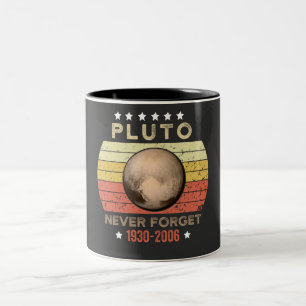 Pluto Vergessen Sie 1930-2006 nie Zweifarbige Tasse